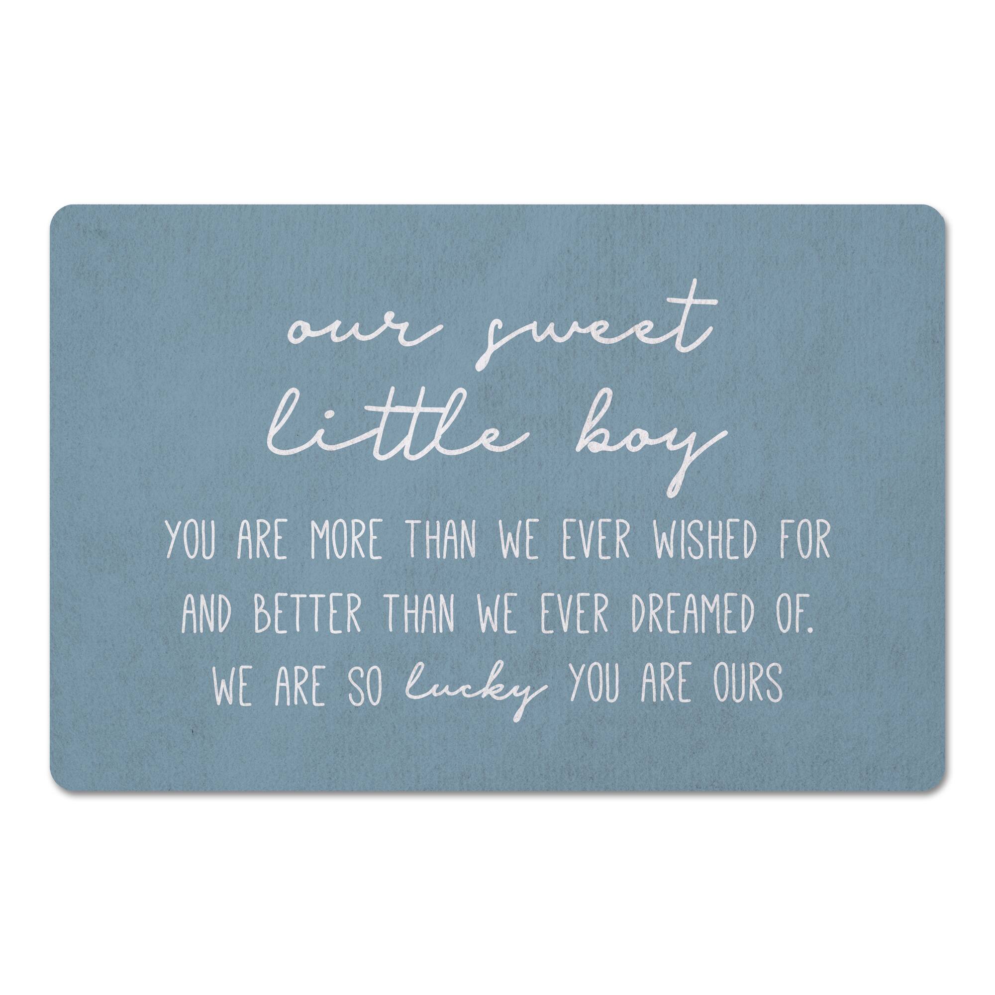 Our Sweet Little Boy 27" x 18" Floor Mat